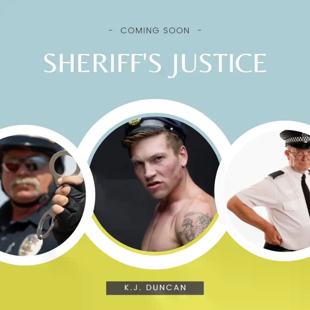 Teaser ad for Sheriff's Justice new book series